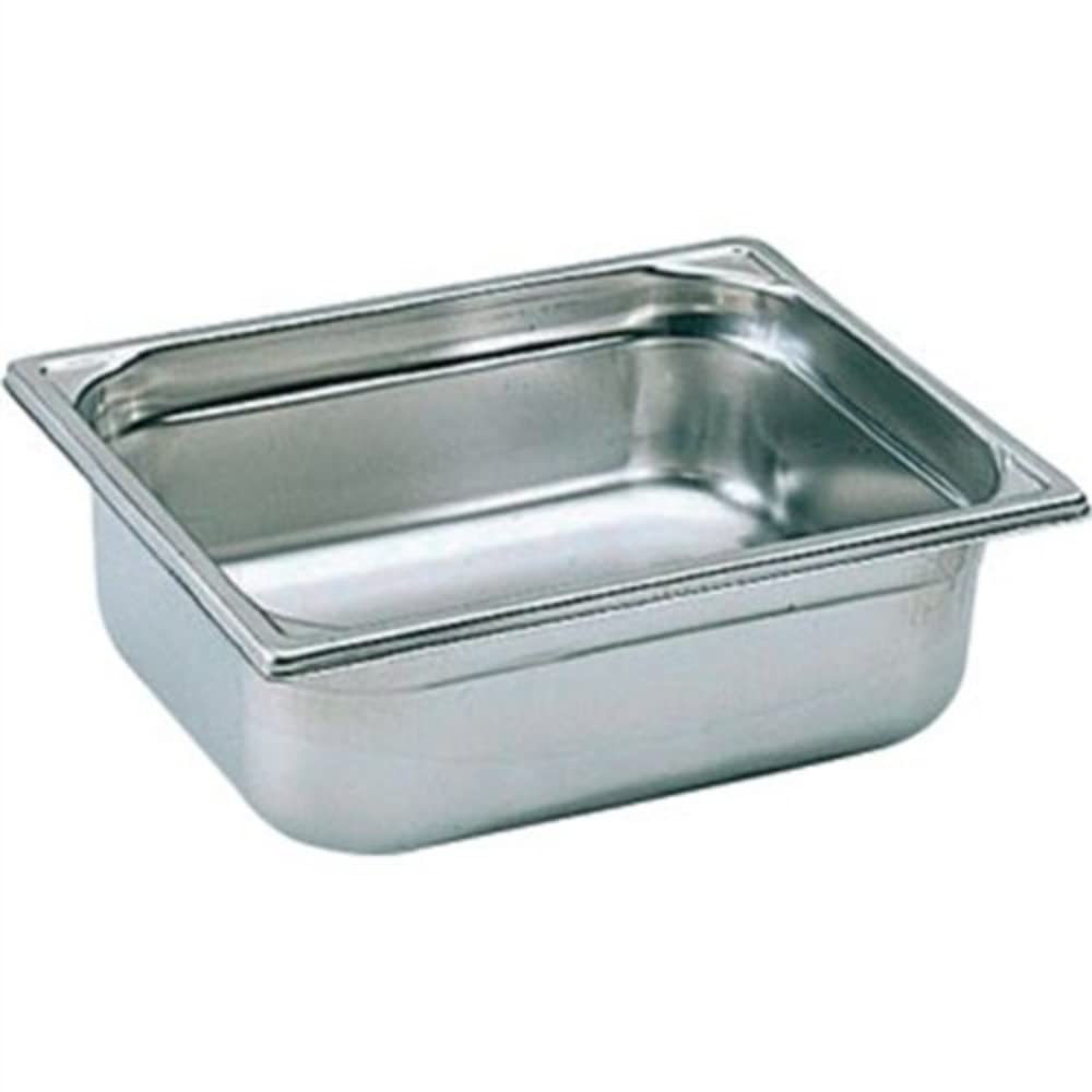 Bourgeat K054 Gastronorm Pan, 2/3, Stainless Steel, 8.7 L, 354 mm Length x 325 mm Width x 100 mm Deep