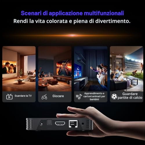 Android TV 14, 4GB RAM 128GB ROM Mali-G31, WiFi 2.4G & 5G, Bluetooth 4.2, 4K UHD 3D, USB & HDMI Ports, Mini Keyboard and IPTV Support