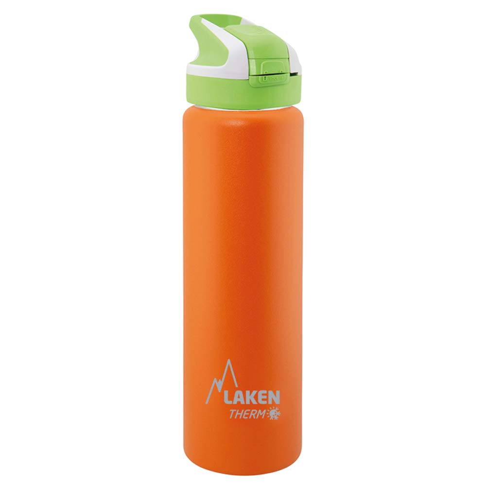 Laken Unisex - Adult Thermos Flask TS7O Thermos Flask, Orange, 18/8-0.75 L