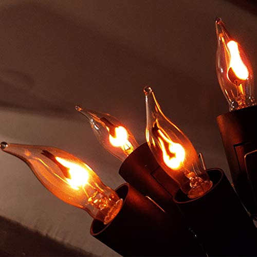 C18 Flame Flicker Light Bulbs,Flame Light Incandescent Bulbs,Flickering Flame Shaped E12 Base 3