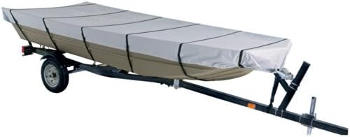 Original Equipment Manufacturer Dallas Manufacturing Co. 300D Jon Boat Cover - Model C - Fits 16' with Beam Width to 75"