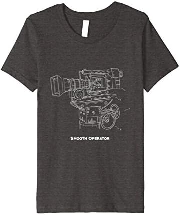 Kids Cinematography T-Shirt for Filmmakers &amp; Camera Operators 8 Dark Heather
