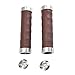 UPANBIKE Bike Grips Leather Double Lock On Fit 22.2mm Handlebar Grips for Mountain Bike Road Bicycle