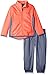 Under Armour Toddler Girls' Zip Up Jacket and Pant Set, Pink Chroma, 4T