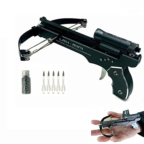 Mini Powerful Crossbow with Scope Shoots Steel Balls and Arrows