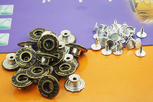 image for Pmsanzay （Pack of 20）Replacement Suspender Buttons/No-Sew Dungaree