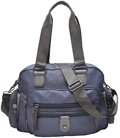 Womens Multi Pocket Casual Top Handle Handbag Hobo Shoulder Bag for Ladies Diaper Bag Waterproof