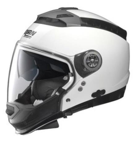 Nolan N44 Trilogy Solid Helmet (Metal White, Small)