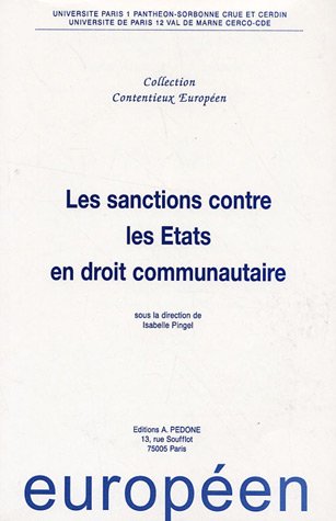 Les  sanctions en droit communautaire
