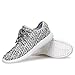 JACKSHIBO Unisex Daily Walking Shoes Athletic Breathable Running Shoes - White - Men 11(M)US 46EU
