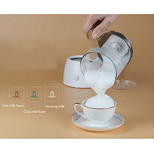 Milchaufschäumer, Doppelwandelektro Milch Dampfer mit heißer oder kalter Milch Aufschäumen Funktionen, Reglern, Leiser… – Bild 7