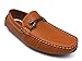 Brixton Men's Casual Light Weight Horse Bit Buckle Driving Moccasins Comfortable Driver's Loafers Shoes (Vipfootwear)