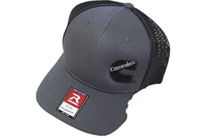 Diesel Power Plus Dodge Cummins Trucker hat Ball Richardson Charcoal Gray Black mesh Flex fit LG/XL