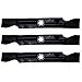 Stens 335 859 Blades 2 in 1 Mulching Blade 3 Piece