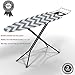 Balffor Ironing Board Cover and Pad (White & Gray, 18