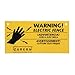 Zareba WS3 3-Pack Electric Fence Warning Signs