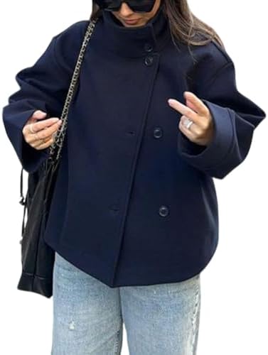 Amazon.com: BQDCQB Womens Cropped Wool Jacket Warm Winter Fleece