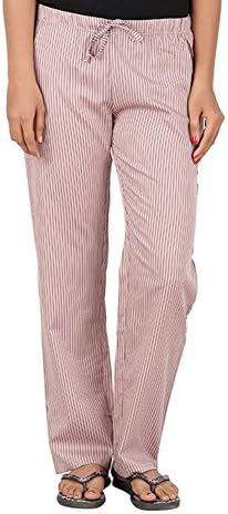 Antshrike Women Cotton Woven Pyjama Nightwear Pant -Pink