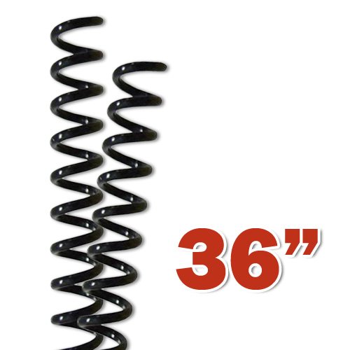 TruBind 12-mm (15/32-inch) Binding Coils - COIL36-12BK - Durable - 4:1 Pitch (4 Holes/inch) - 36 Inches Long - Compatible with TruBind Binding Machines - 100 per Box - Black Color
