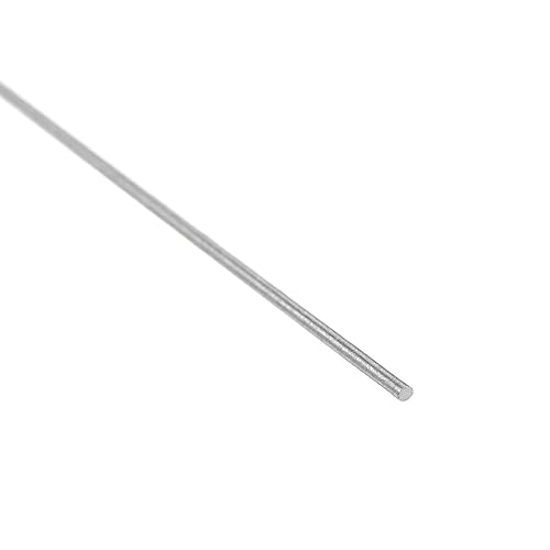 Uxcell 2pcs Round Steel Metal Rods, 8mm X 100mm High Speed Steel (HSS