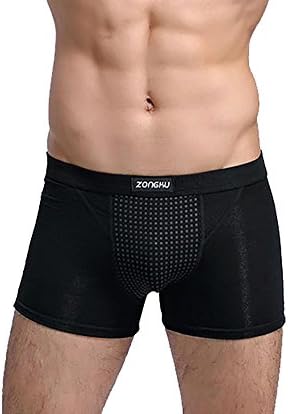 Jeteway Man's Boxer Briefs Breathable Soft With Powerful Stretch Underwear Size XL Black
