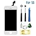 Premium Screen Replacement Compatible iPhone7 4.7inch(Model A1660, A1778, A1779), LCD Complete Repair Kits, LCD Touch Digitizer Display Glass Assembly with Tools (WHITE-5S)