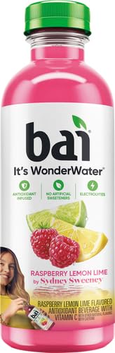 BAI ANTIOXIDANT INFUSION, RIO RASPBERRY TEA LIQUID PREPARED ICED TEA, 18 FL OZ