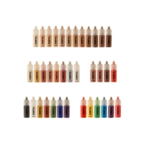 TEMPTU PRO Complete 37 S/B Makeup Starter Set in 1/4 Ounce Bottles (12 Foundations, 4 Blushes, 8 Highlighters, 7 Adjusters and 6 Hi-Def)