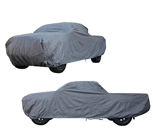 XtremeCoverPro Car Covers Ready fit for TOYOTA TACOMA DOUBLE CAB SHORT BED TRUCK 2018 UV Protection Vehicle Accessories WATERPROOF Breathable Car Cover Indoor Outdoor Protection