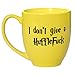 I Don't Give A Hufflefuck - 15oz Bistro Deluxe Double-Sided Coffee Tea Mug (HuffleFuck All Yellow)