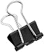 ACCO Small Binder Clips, Steel Wire, 5/16 Cap, 3/4w, Black/Silver, 6 Packs (ACC72020X6) primary