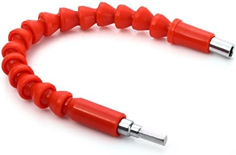 Drillzone 300mm Flexible Shaft Bit Extention Screwdriver Drill Bit Holder Connect Link for Electronic Drill Orange