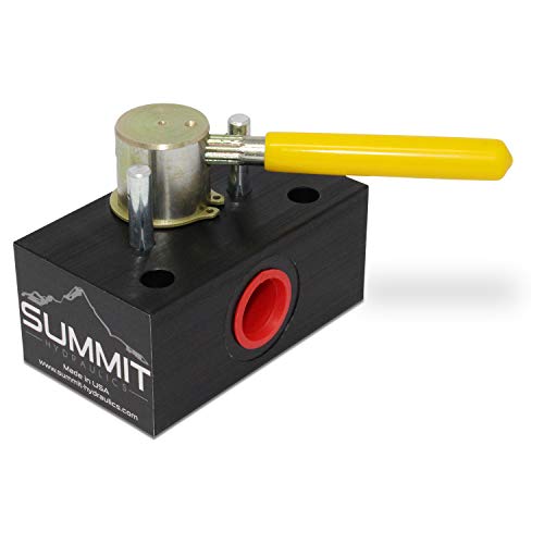 Hydraulic Rotary Selector Diverter Valve, 3 Way, 20 GPM, 5000 PSI, 8