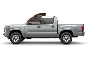 DIY-MotoShield Pro Premium Professional 2mil Precut Ceramic Window Tint Film for 2016-2021 Toyata Tacoma Crew Cab — (Front Driver/Passenger 35%)