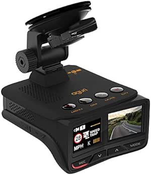 Radar Aguri Fusion gtx100 GPS, detector de velocidad de Láser trampa con integrado HD DVR Dash Cam: Amazon.es: Electrónica