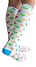 Compression Socks (1 pair) for Women & Men - Best Graduated Athletic Fit for Running, Nurses, Flight Travel, & Maternity Pregnancy - Boost Stamina, Circulation & Recovery (Happy Hearts, L/XL)