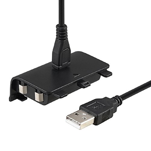 Xbox Controller Battery, Rechargeable Battery Pack with USB Charging Cable for Xbox One