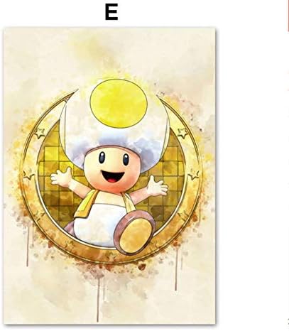 40 Cm Anime Japonais Jeu Super Mario Bros Bowser Yoshi Dessin Anime Mur Art Toile Peinture Affiches Et Impressions Mur Photos Bebe Enfants Chambre Pepiniere Decor 30 Decoration Murale Cuisine Maison