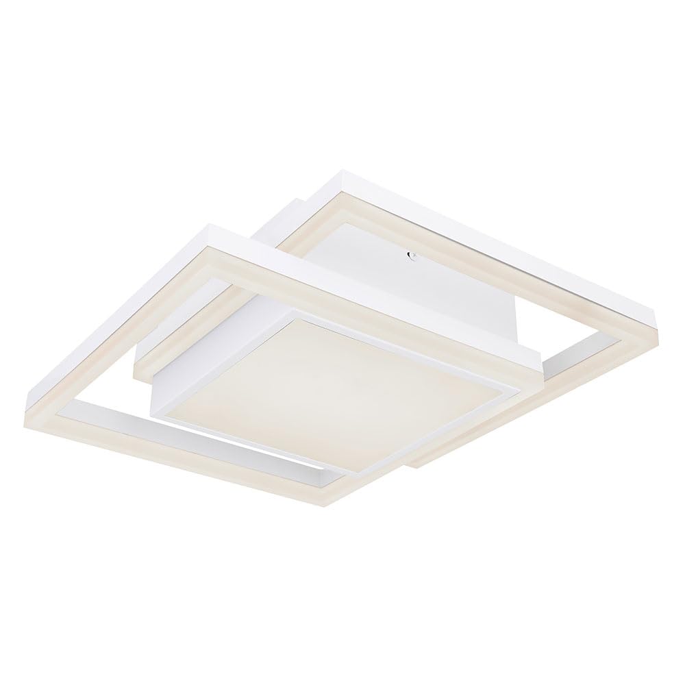 Globo Squares Ceiling Light, White