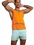 JJ Malibu Men's Dri-Fit Pop Color T-back Gym Stringer Tank Top