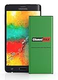 OhmniPax Replacement Battery for Samsung Galaxy Note Edge -3000mAh Li-ion Battery [NFC/Google Wallet Capable]