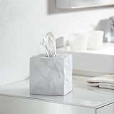 Crinkle Tissue Dispenser - White