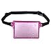 iKuShang Waterproof Fanny Pack, Waterproof Pouch for Phone Passport Wallet Purse with Waist strap, Idel for Swimming Boating Fishing Diving Beach