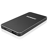 FOXNOV 5000mAh Portable Charger with Polymer Cell and 2.1A High-Speed Charging, Ultra Compact Power Bank with Only 0.3 inch Thickness