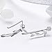 BAMOER 925 Sterling Silver Clip on Earrings Olive Leaves Crawler Earrings Climber Ears for Women Teen Girls Fashion Earrings