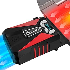 KLIM-Cool-Universal-Gaming-Laptop-PC-Cooler-High-Performance-Fan-for-Fast-Cooling-Action-USB-Hot-Air-Extractor-New-2020-Version-Red KLIM™ Cool Universal Gaming Laptop PC Cooler - High Performance Fan for Fast Cooling Action - USB Hot Air Extractor…