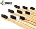 9 Pack Mao Bamboo Toothbrushes for Kids and Adults | The Ultimate Natural and Organic Wood Toothbrush For Your Family | Comes in 3 Sizes with Eco-Friendly Charcoal Medium Bristles, Sustainable Living 2019