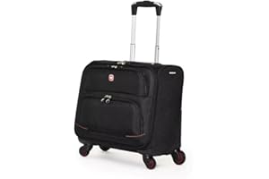 Swiss Gear SWA5176 15-Inch Wheeled Business Laptop Case - Black