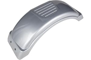 Fulton Trailer Fenders Plastic Fender, 8-Inch -12-Inch Tire Size, Silver #008561
