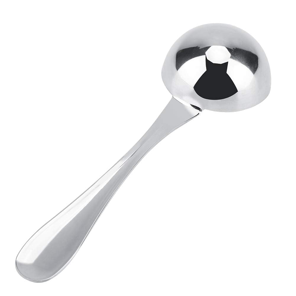 Coffee Scoop, Stainless Steel Tablespoon Coffee Measuring Scoop Measure Spoon Long Handled Tea Coffee Measuring Spoon Scoop Tablespoon for Home Bar(L)